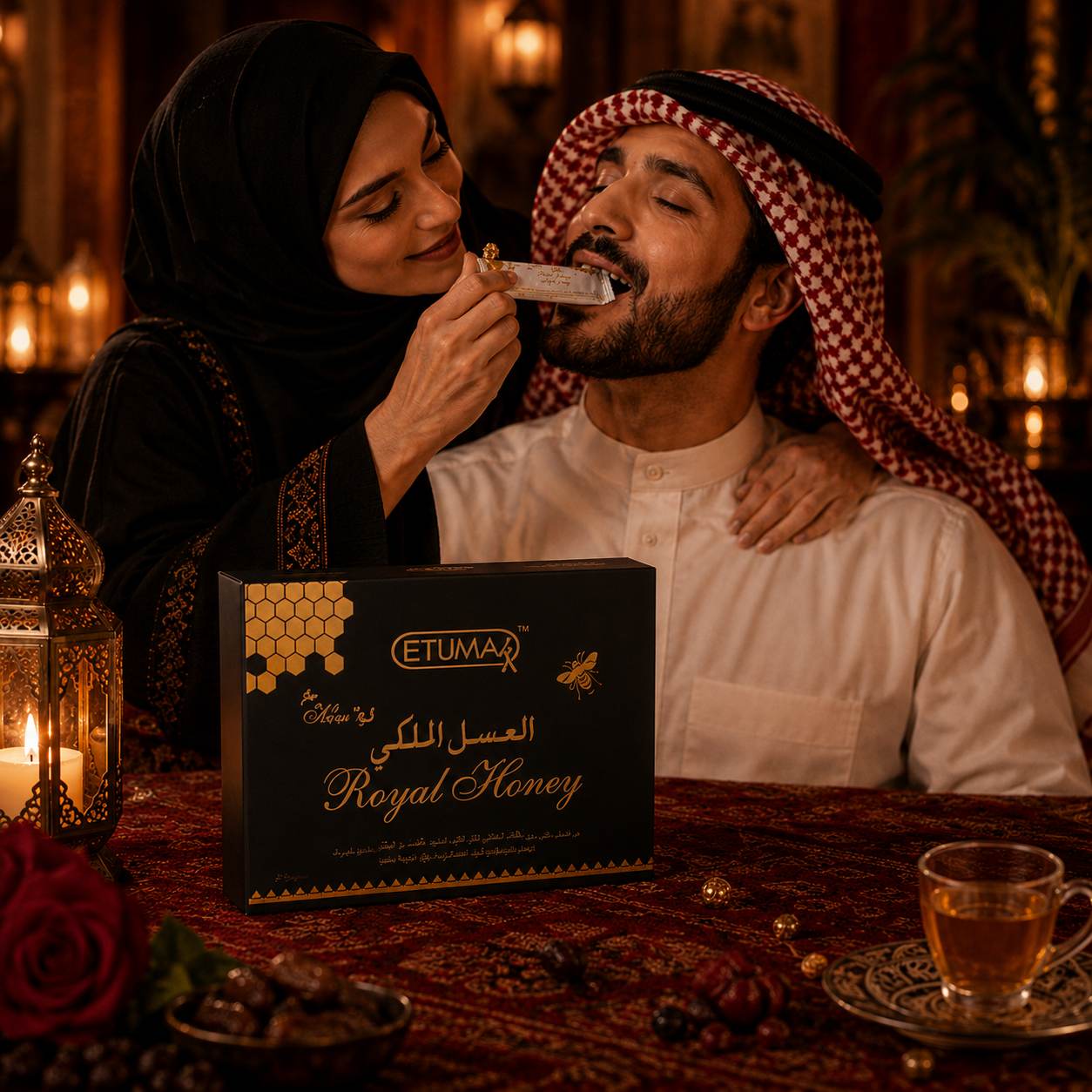 العسل الملكي الماليزي الاصلي - عبوة ١٢ ظرف